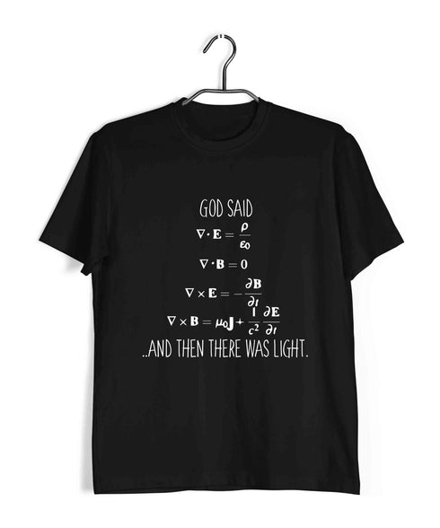 Physics PHYSICS MAXWELLS EQUATIONS Nerd Casual Graphic Printed T-Shirt for Men